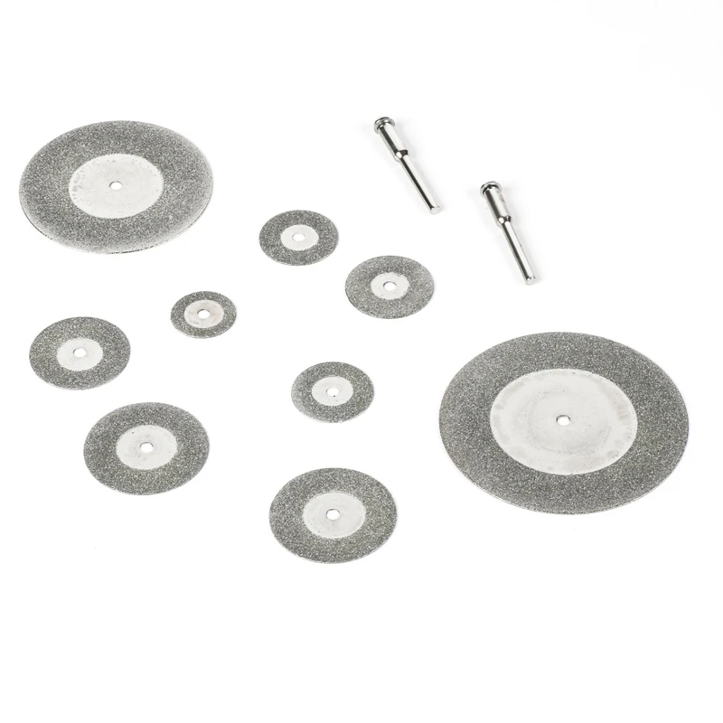 38PCS/lot Mini Diamond Saw Blade Silver Cutting Discs saw Circular Cutting Discwith for Dremel Drill Fit Rotary Tool