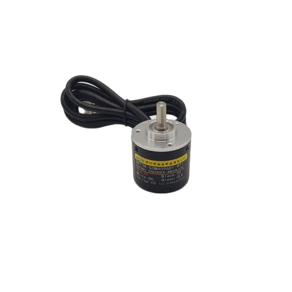Imagem -03 - Codificador Rotativo Absoluto sem Contato Volta Única Eixo de mm Brt38-s0m 10bit 12bit Interface Ssi Brt38-s0m