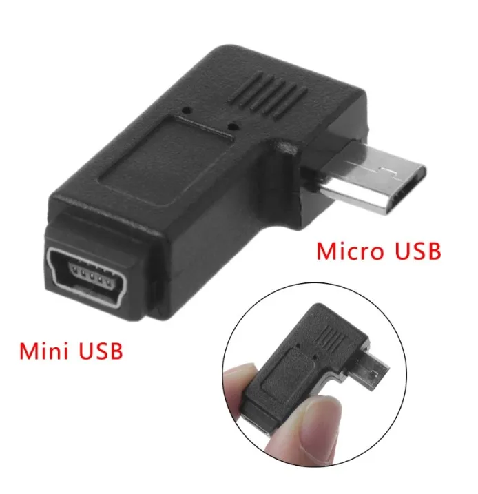 Micro USB Male Plug to Mini USB Female Converter charging Phone Data Transfer Adapter Connector For MP3 Android D