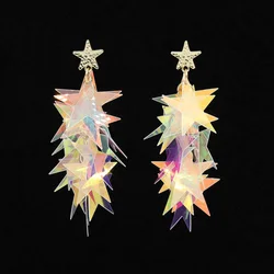 Earrings for Women Sequins Stars Exaggerated Fashion Earrings Female Gift Party Jewelry