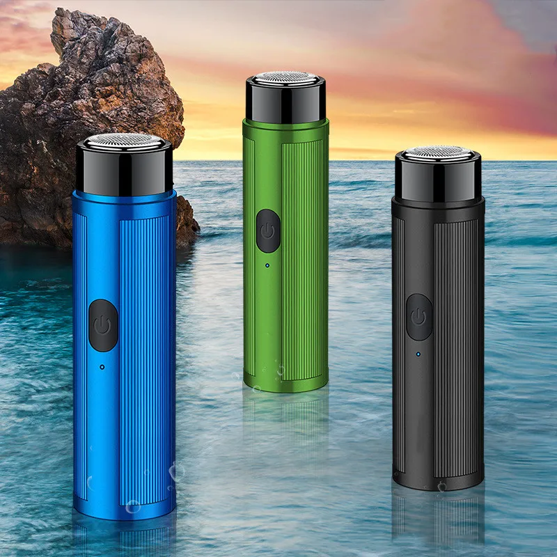 Mini elétrico navalha portátil carro navalha viagem barba faca auto-serviço barbeiro