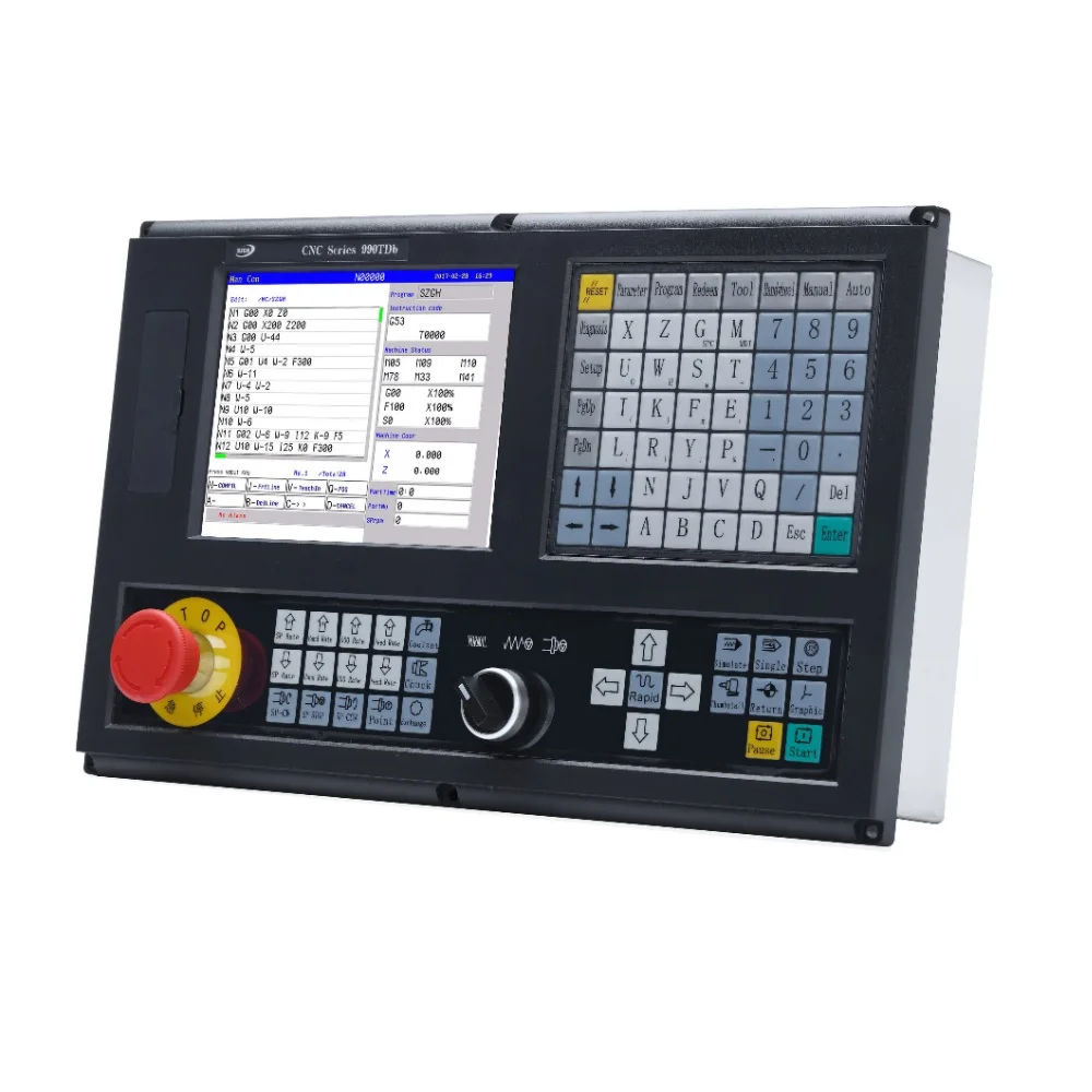 Economical 2 3 4 Axis 8.4 Inches displayer 990TDB  CNC Controller  for Milling Machine with Mach 3 with ATC PLC function