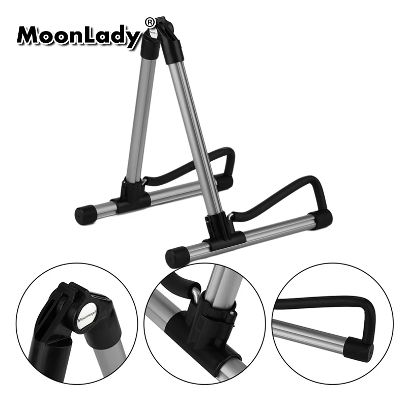 

String Musical Instrument Stand Guitar Part Support Removable Accessories Bracket Aluminum Guitar Stand Ukulele Tripod Stand