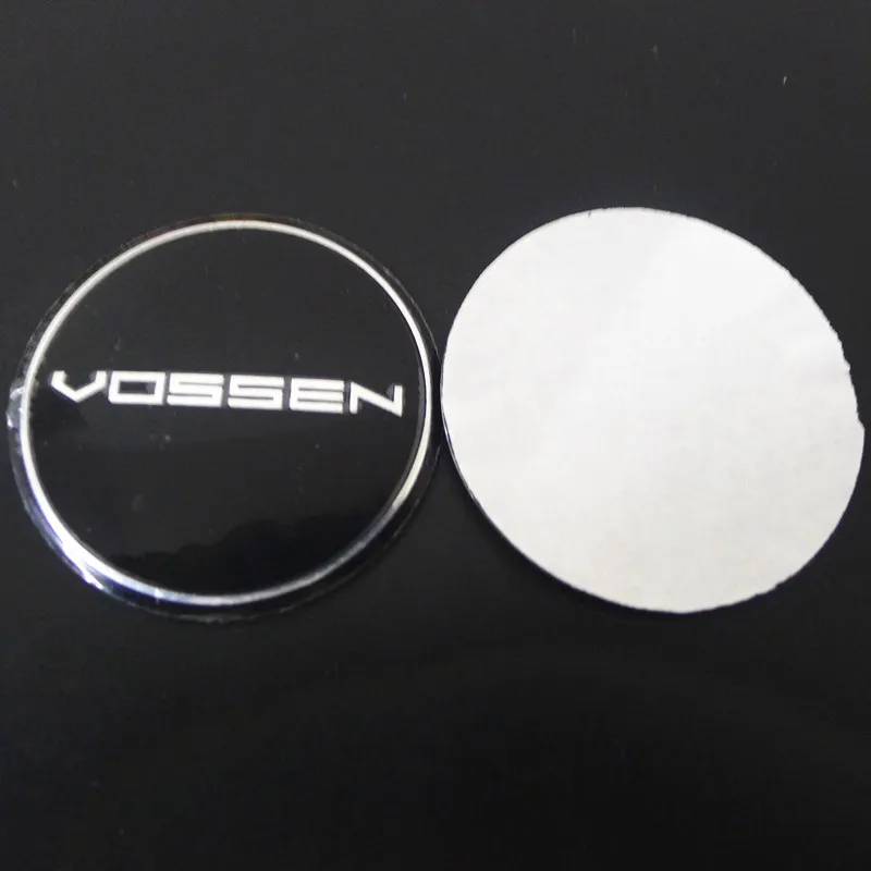 4pcs 56mm For VOSSEN Car Styling Fixing Wheel Center Hub Cap Stickers Badge Emblem Accessories