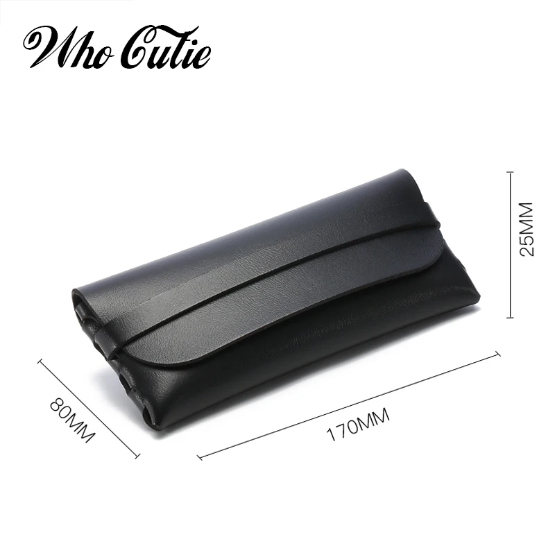 WHO CUTIE 2018 PU Leather Glasses Case Vintage Sunglasses Organizer Eyeglasses Storage Holder Retro Eyewear Box Bag OM726