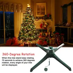 Christmas Tree Stand Electric 360 Degree Rotating Base Christmas Tree Rotating Stand Christmas Tree Decoration New Year 2024