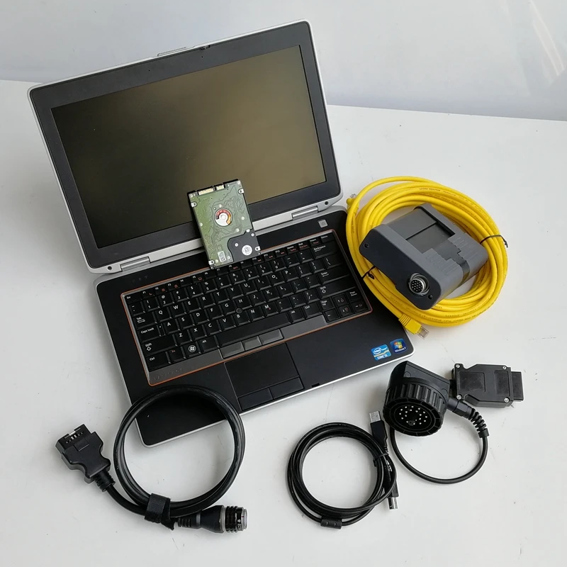 High Quality Icom A2+B+C Auto Diagnosis Tool with V11.2024 Software in Laptop E6320 I5 4G and HDD/SSD Ready to Use