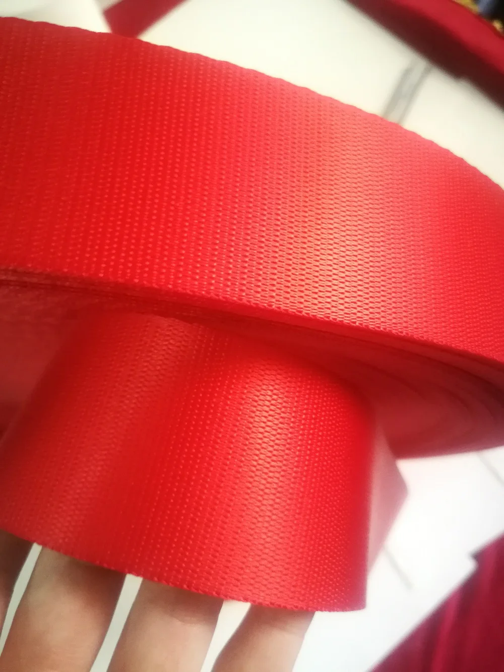 3M-30M Red European Standard Car Seat Belt Webbing  Car Personalized Modification Seat Belt Webbing Car Accessories