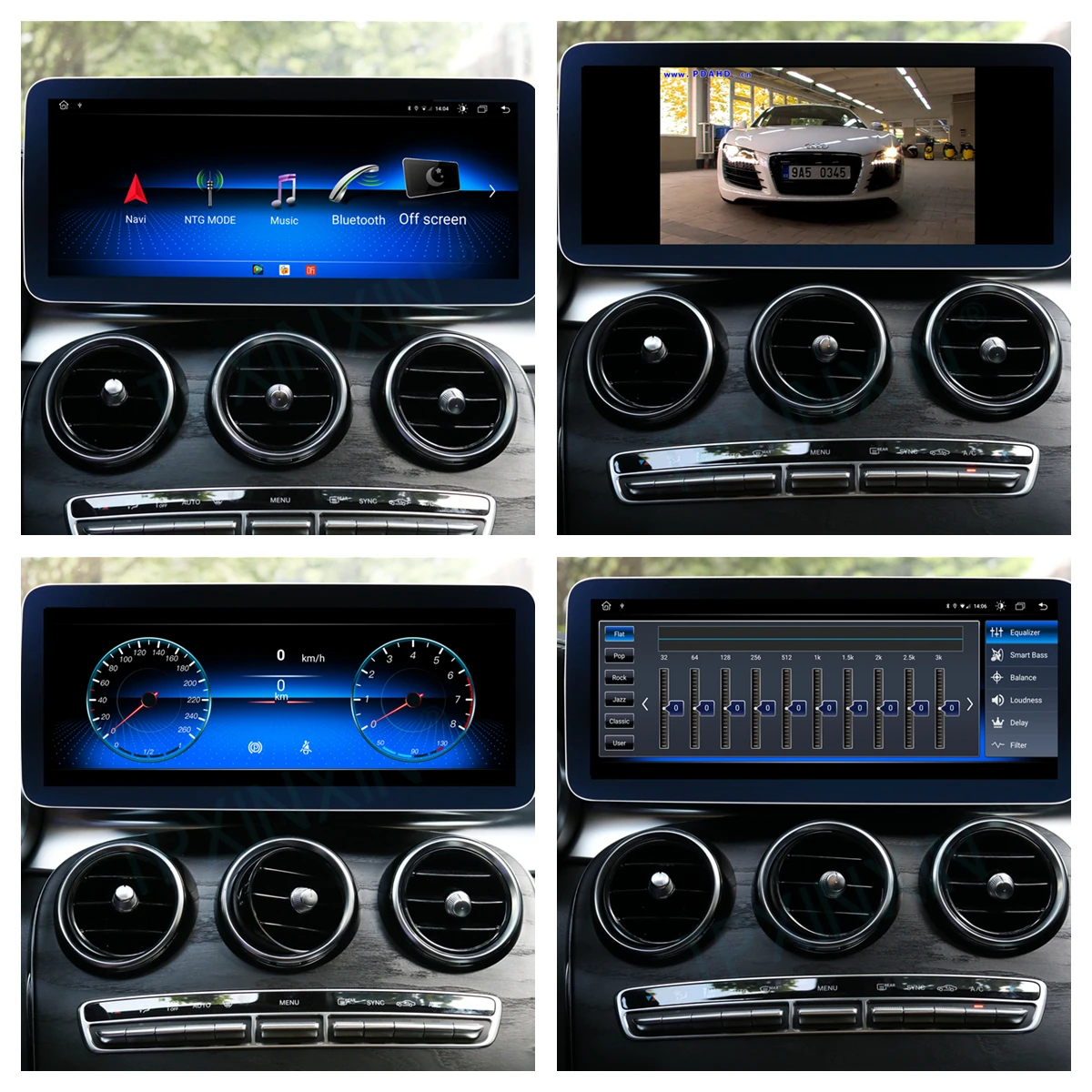 For Mercedes-Benz C/GLC/V 2015-2018 Android 13 Carplay Radio Player Car GPS Navigation Head Unit Screen Stereo Multimedia Player
