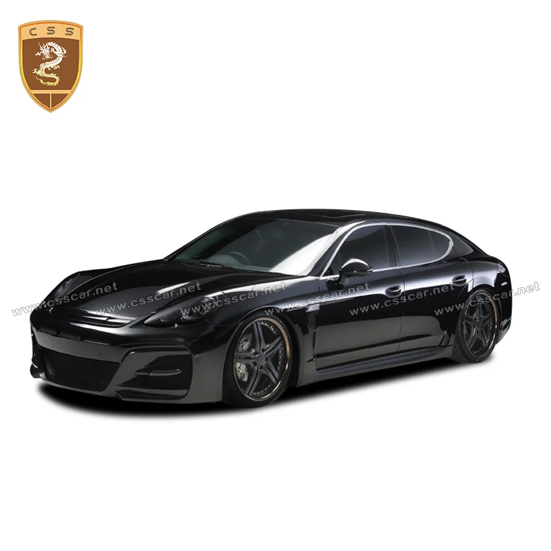 970 body kit For Porsche panamera 970 2010-2013 Front Rear Bumper Diffuser Lip Spoiler Splitter Side Skirts W style