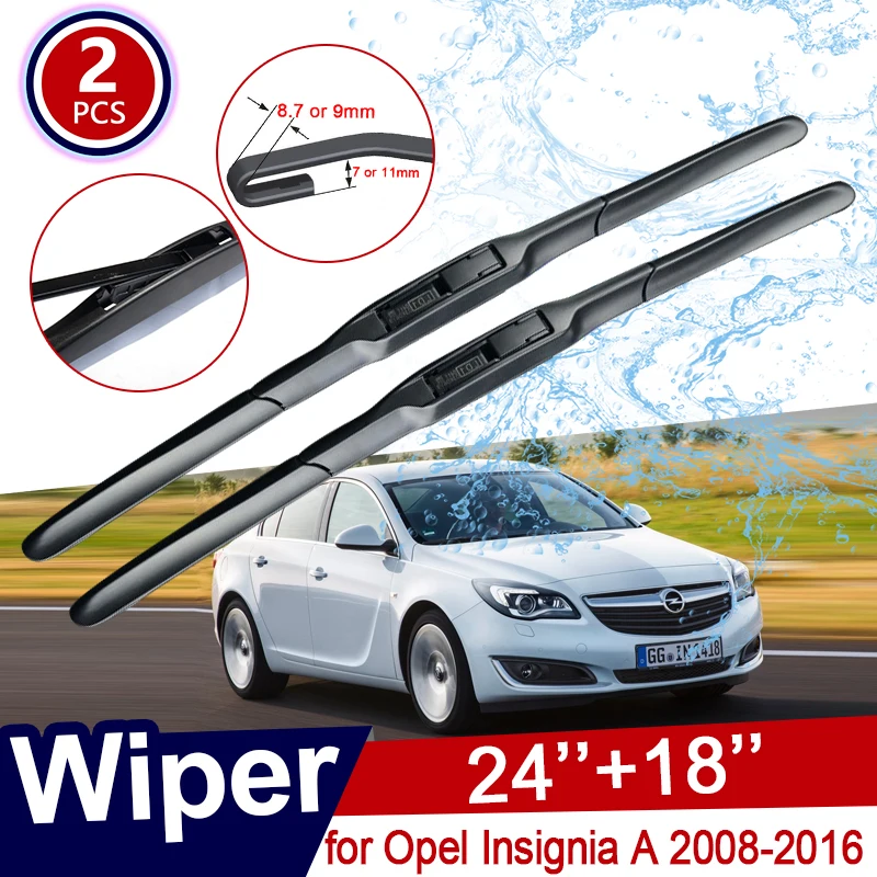 

for Opel Insignia A MK1 2008~2016 Car Wiper Blades Vauxhall Holden Buick Regal Front Windscreen Wipers Car Accessories 2009 2015
