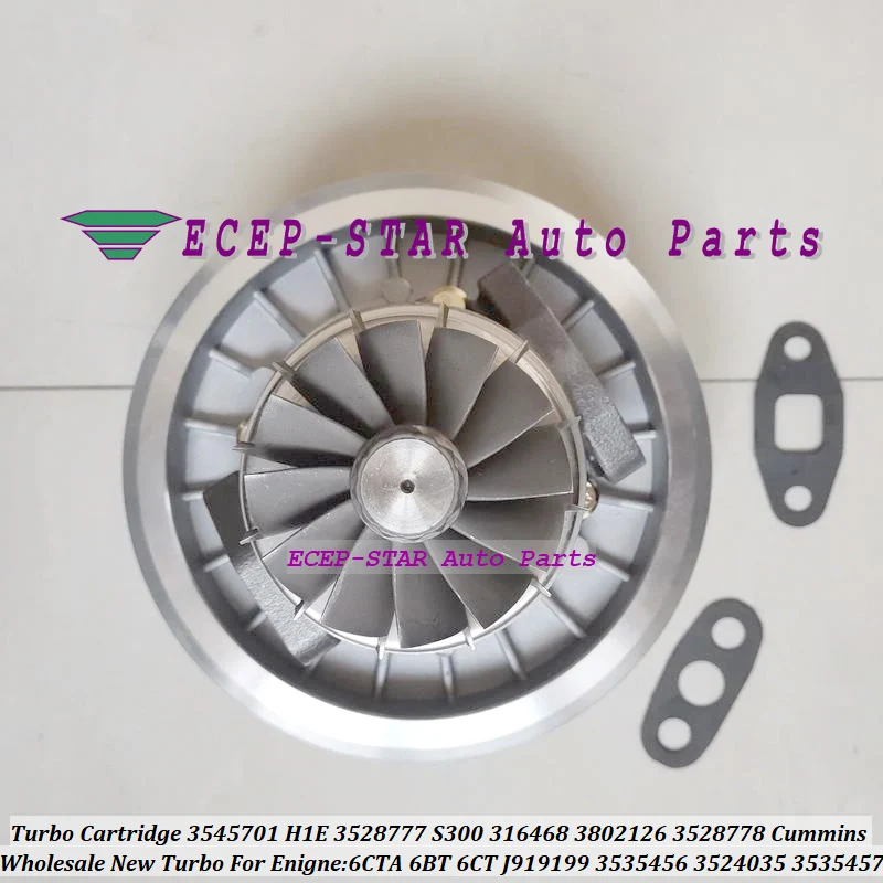 Turbo cartridge core chra H1E 3524034 3590080 3531031 3590081 3527370 3530629 3530628 3590079 For Cummins 6BT 6CT 6CTA  8.3L