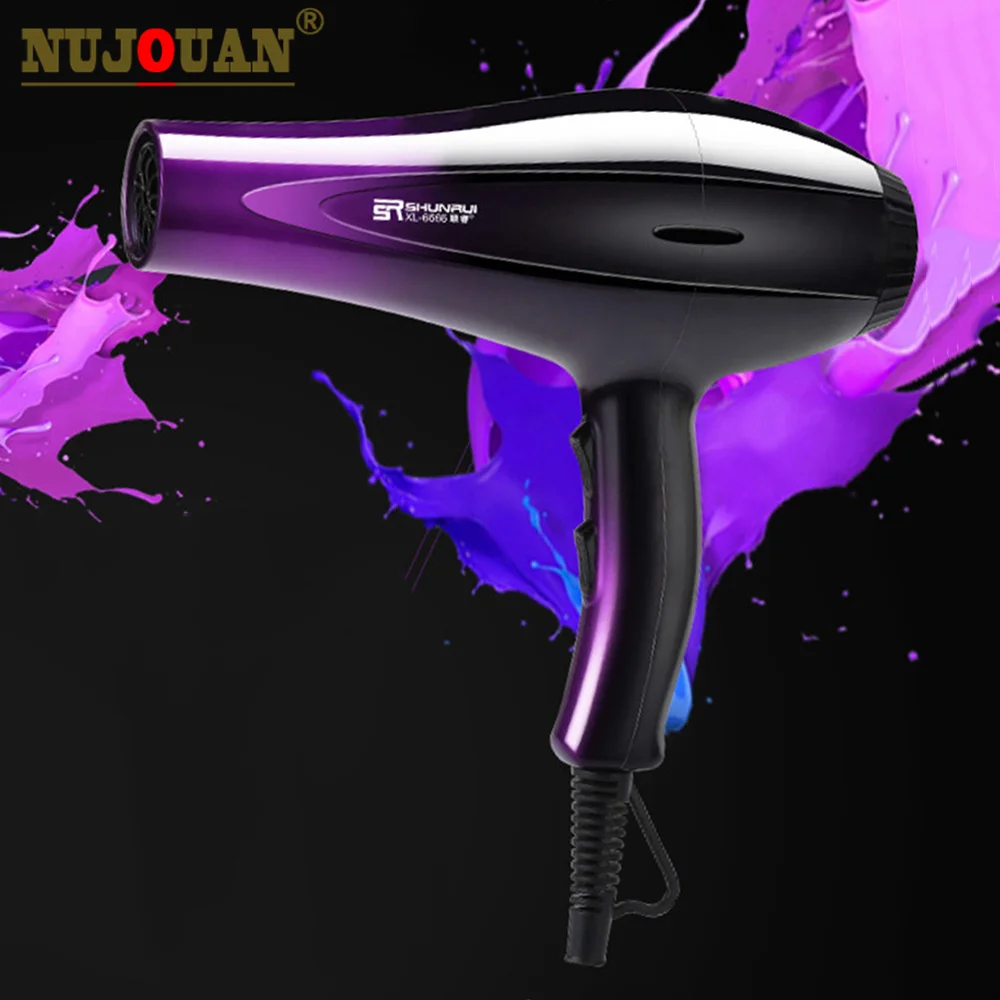 Föhn Warme En Koude Wind Met Diffuser Conditioning Krachtige Föhn Motor Warmte Constante Temperatuur Haarverzorging Föhn