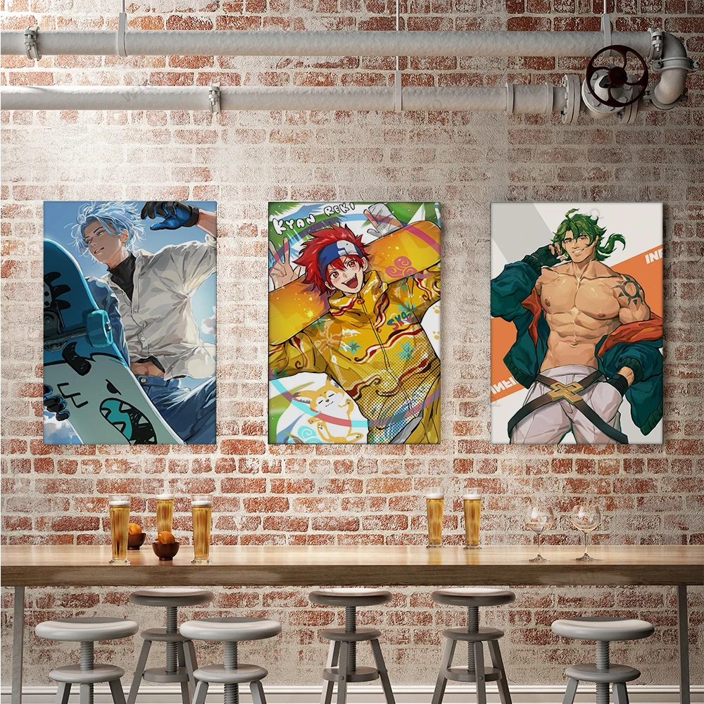 WTQ Japanese Anime Canvas Painting SK8 The Infinity Anime Posters Wall Decor Retro Poster Wall Art Picture Room Decor Home Decor