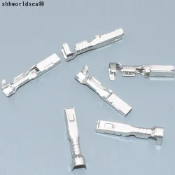 shhworldsea Automotive Connector Wiring Copper Terminal Tinned DJ627-F2.2A Plug Spring Plug Crimping Terminals