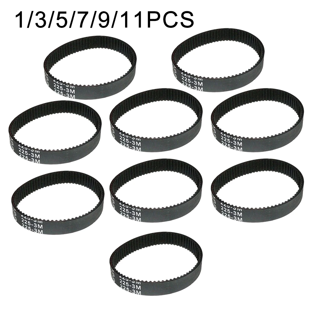 1/3/5/7/9/11pcs Planer Drive Belts HTD225-3m For BOSCH PHO1 PHO100 PHO15-82 PHO16-82 PHO20-2 GHO 2604736001 Power Accessories