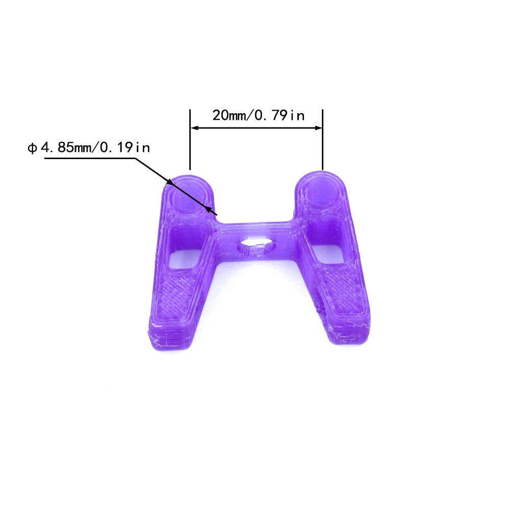 3D Printed Part Antenna Mount for Black Sheep Tbs Crossfire Nano  915mhz Receiver FPV frame Quadcopter Multirotor Accessories