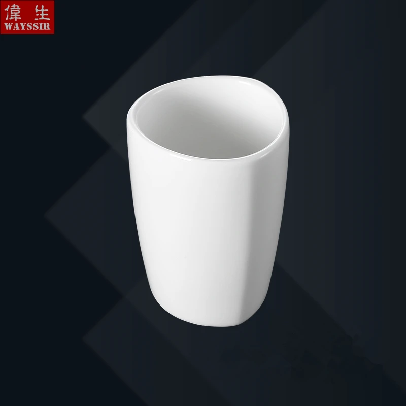 Cappuccino Ceramic Coffee Mug, White Porcelain, Hotel and Restaurant, Special Shaped, Water Fruit Juice Tea Beer, High Quality