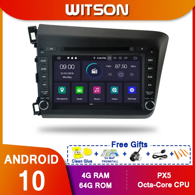 

WITSON Android 12 GPS RADIO Car DVD Gps CAR DVD player For HONDA CIVIC 2012