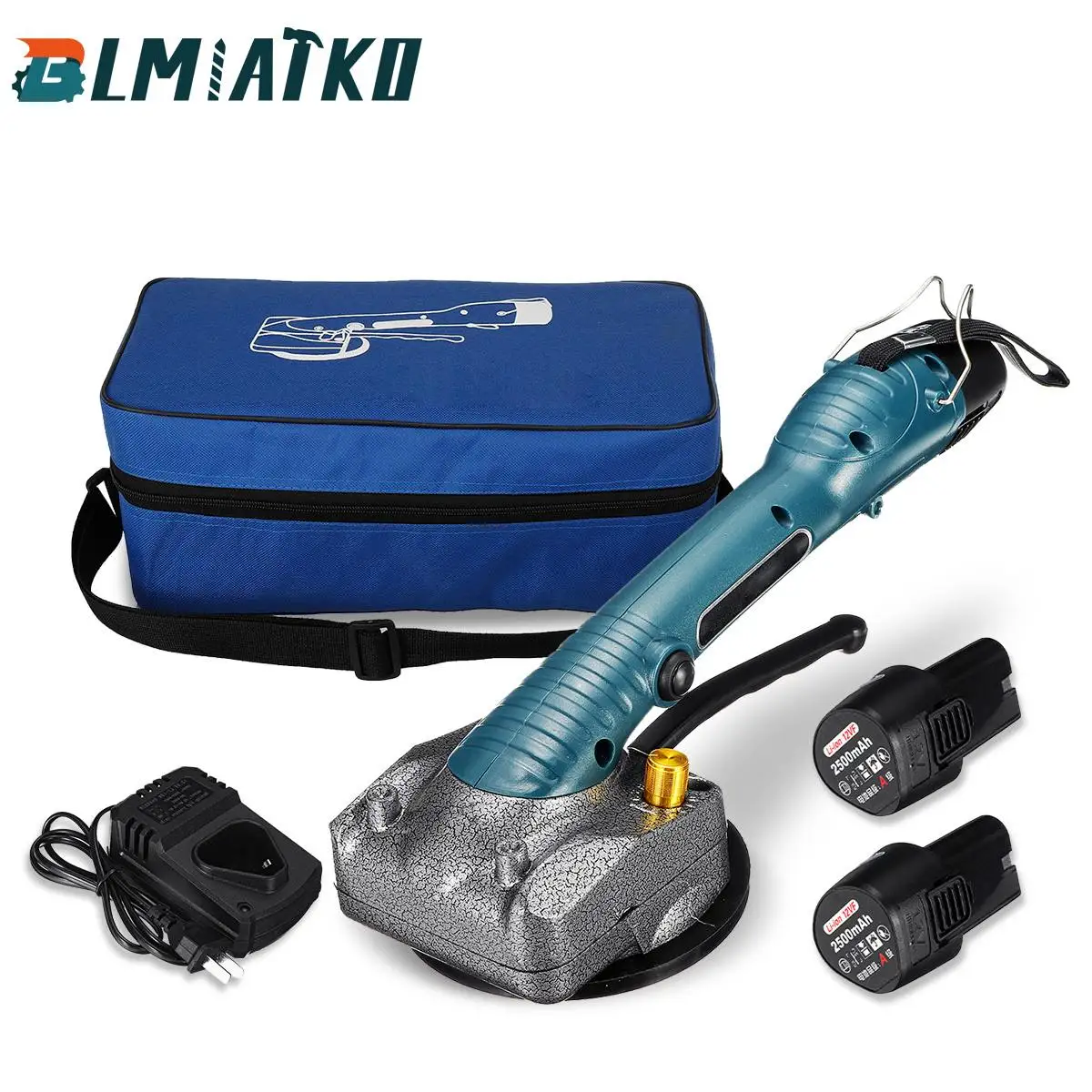 Tragbare Fliesen Vibrator Für 100x100cm fliesen Boden Gips Maschine Fliesen Verlegung mit Batterie Automatische Boden Vibrator Nivellierung werkzeug