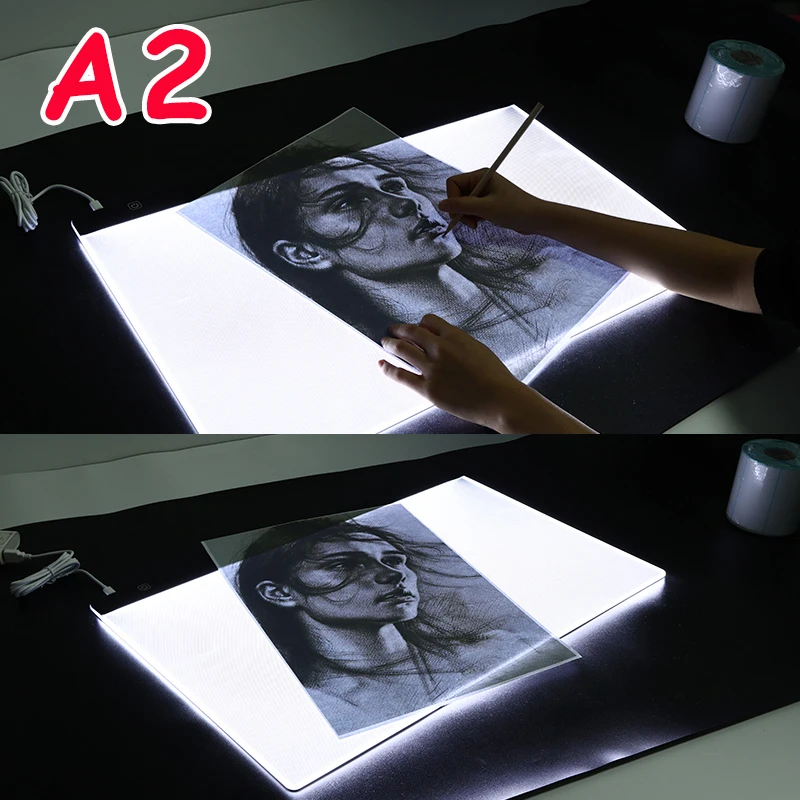 A2 Diamond Painting LED Light Pad Kit,LED Artcraft Tracing Light Table,DIY Dimmable Light Brightness Board