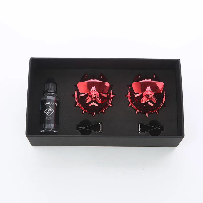 2 Cái/bộ Bulldog Máy Lọc Không Khí Ô Tô Hương Nước Hoa Hương Thơm Bulldog Hương Liệu Cho Tự Động Phụ Kiện Nội Thất Xe Ô Tô Tạo Kiểu