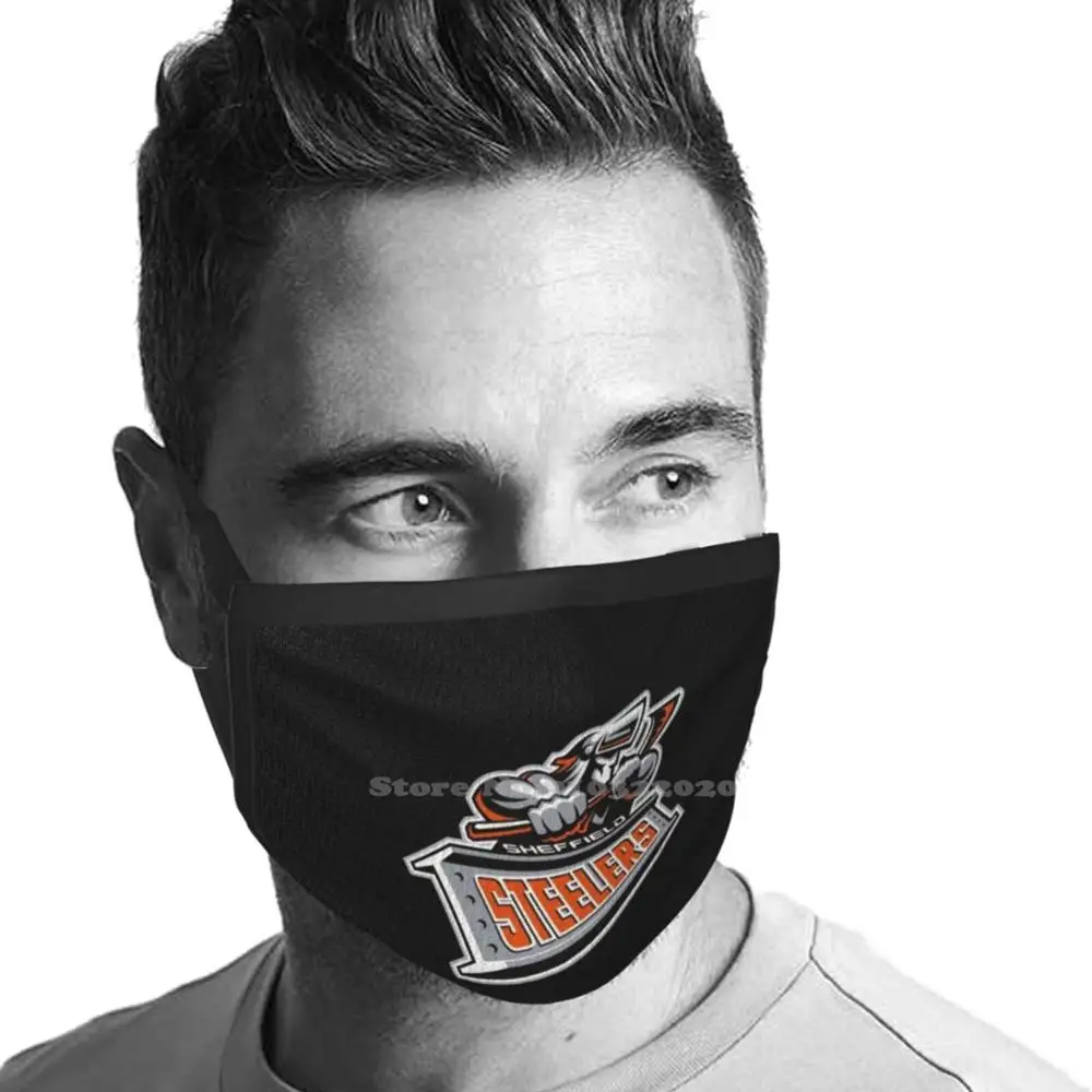 Sheffield Steelers Stofdicht Ademend Buiten Mondmasker Sheffield Steelers Ijshockey Sport Uk British Hockey League Elite