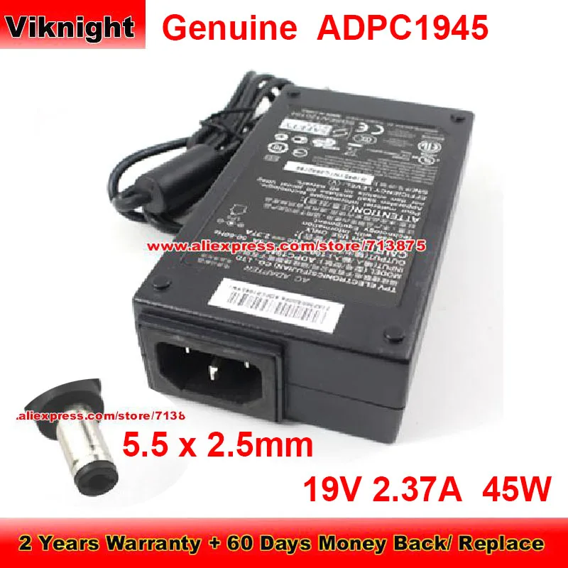 Genuine ADPC1945 19V 2.37A AC Adapter 45W Charger for Philips 247E4L 216V6LHSB2 234E5EDS 277E6L 234E5 LCD Monitor Power Supply