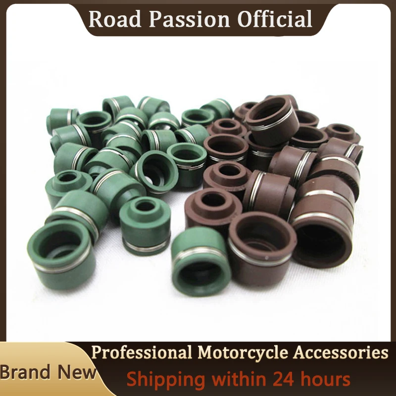 Road Passion 16PCS Motorcycle 100% Brand New Spiracle Valve Stem Oil Seal For HONDA CBR250 MC17 MC19 MC22 MC23 MC31 HORNET 250