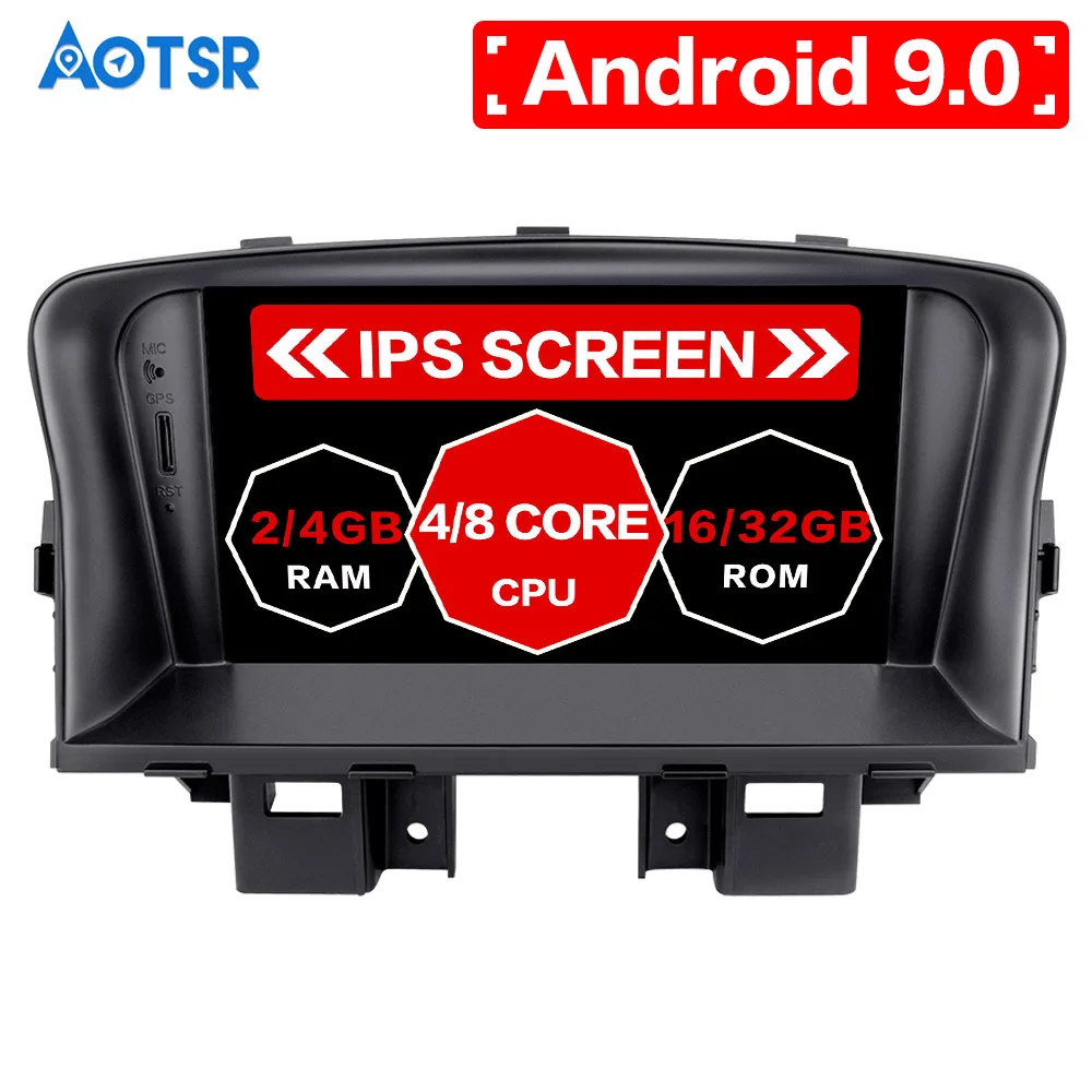 Wholesale android 8.1 car GPS dvd player for Chevrolet Cruze 2008 2009 2010 2011 wifi BT Audio Radio Stereo Unit