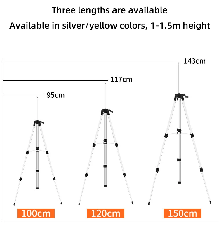 Spirit level tripod infrared spirit level bracket tripod accessories aluminum alloy thickened spirit level shelf