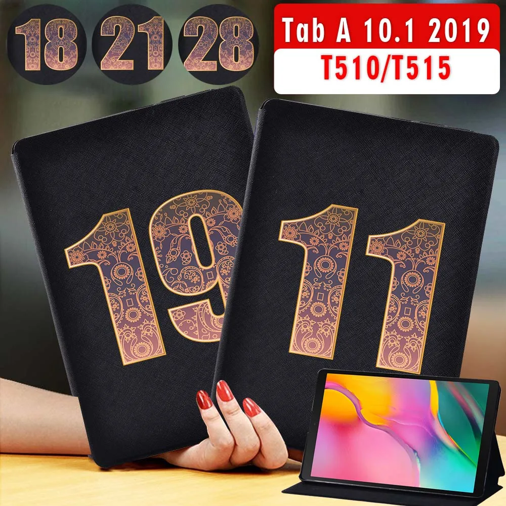 

Tablet Case for Samsung Galaxy Tab A 10.1 inch 2019 T510/T515 Shockproof Folding Stand Tablet Cover Case + Stylus