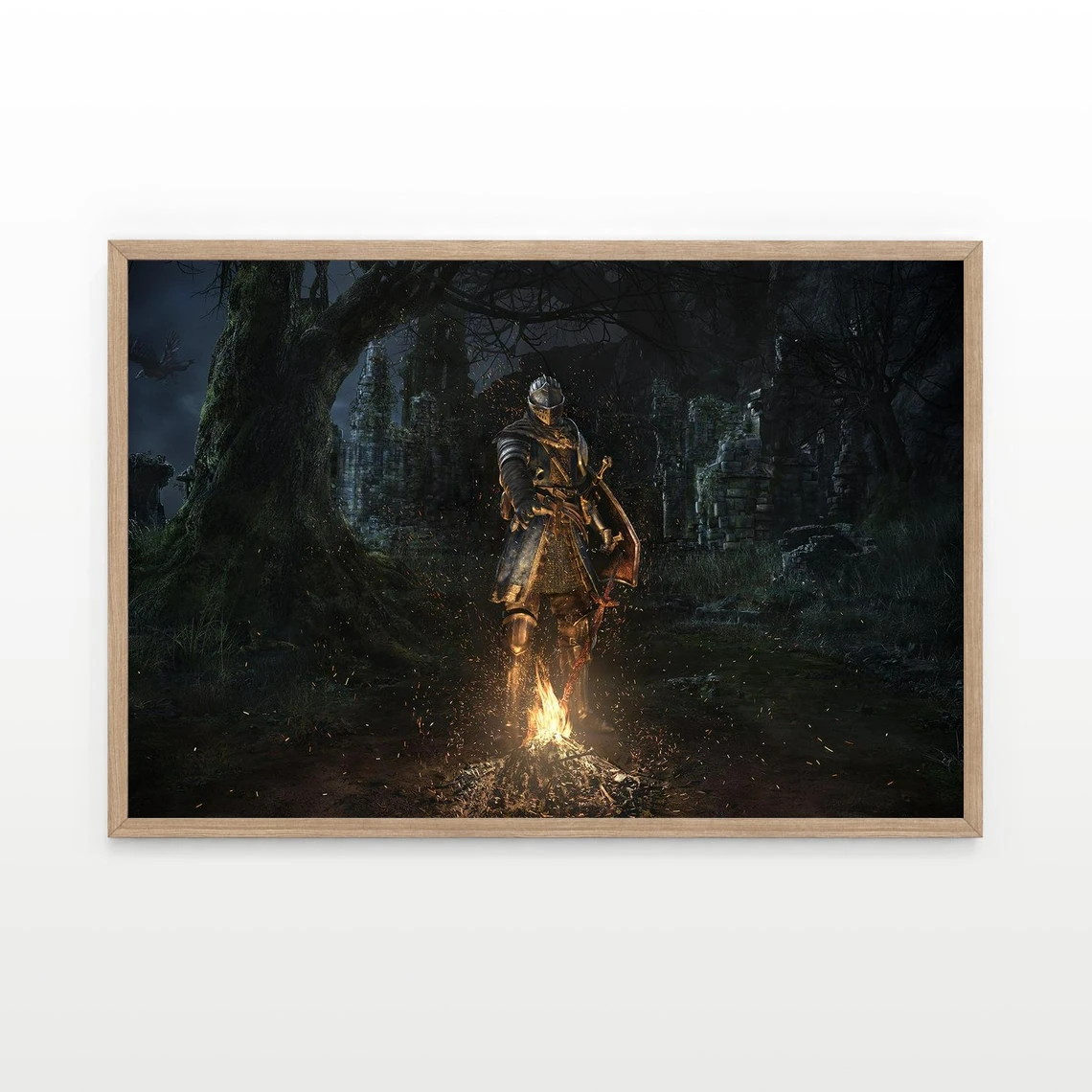 Dark Souls Remastered Video Game Canvas Poster Home Wall Painting Decoration (No Frame)