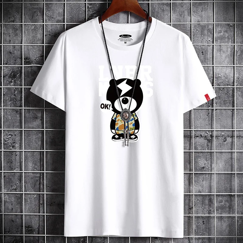 

Anime Harajuku Graphic Oversized Goth Punk New T Shirt for Men Summer 2021 Manga Vintage Hip Hop Couples Matching Men Clothing