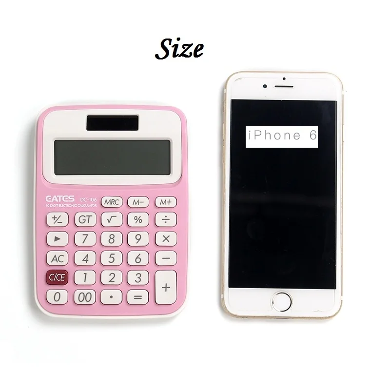 10 أرقام مكتب حاسبة الأعمال المالية أداة المحاسبة 13 الوردي الأخضر الأزرق مصغرة لطيف المحمولة اللوازم المكتبية الصغيرة 계기