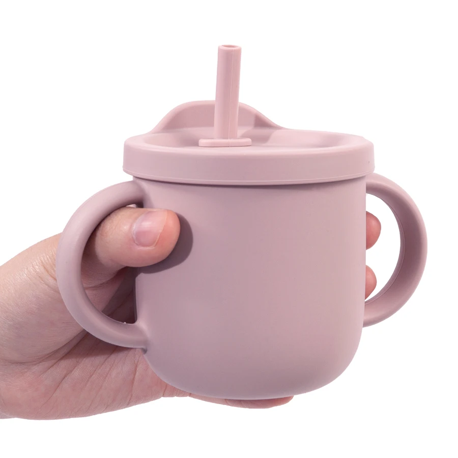 Neue Design Tragbare Multi-Funktion Trinkbecher Baby Feedin Angenommen Flüssigkeit Feed Dicht Stroh Tasse Lebensmittel Lagerung Snack tasse