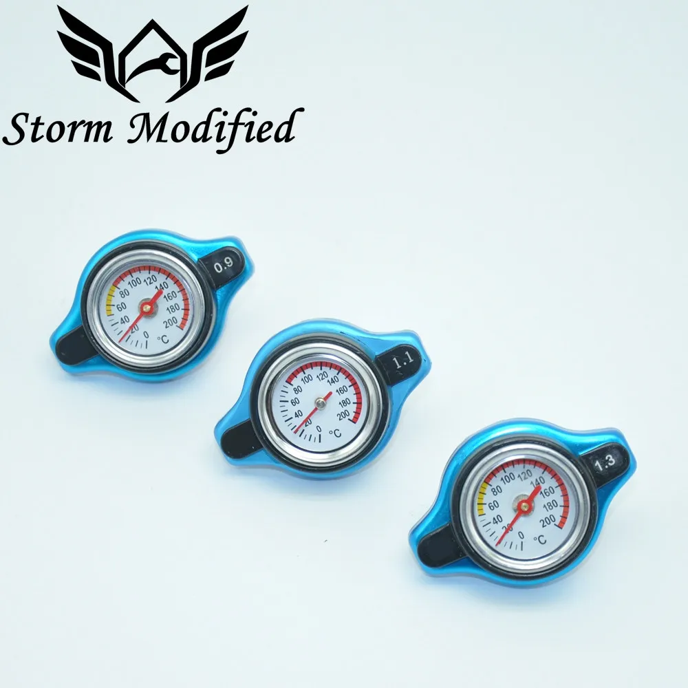 SuTong Racing Temperature Gauge With Utility safe 0.9 and 1.1 and 1.3 Bar Water Temp Gauge Thermo Radiator Cap Tank Cover