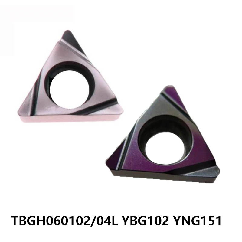 10 stücke Schneiden Einsatz TBGH TBGH060102L TBGH060104L YBG102 YNG151 TBGH060102 TBGH060104 Drehmaschine Drehen Werkzeuge Hartmetall Einsätze
