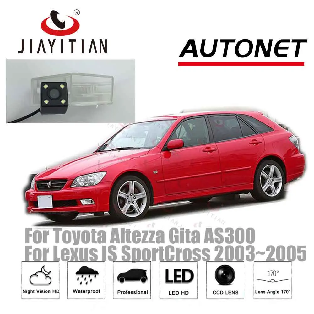 

JIAYITIAN rear camera For toyota Altezza Gita wagon 2001 2002 2003 2004 2005 CCD/Night Vision/Backup Camera license plate camera