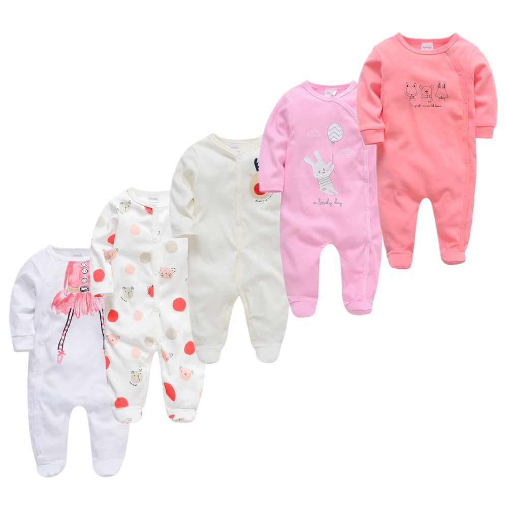 

5pcs baby rompers Roupas bebe de Baby Girl Boy Pijamas bebe fille Cotton Breathable Soft ropa bebe Newborn Sleepers Baby Pjiamas