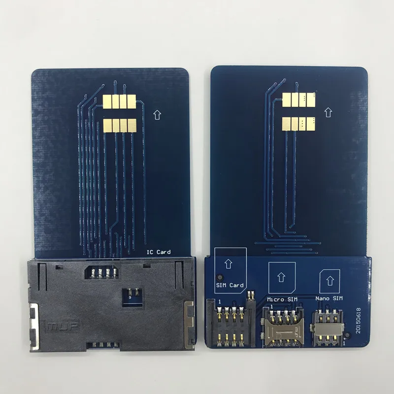 OYEITIMES SIM Card Pinboard Adapter Converter SIM Card Smart IC Card Extension for Mini Micro Nano 2FF/3FF/4FF SIM Card