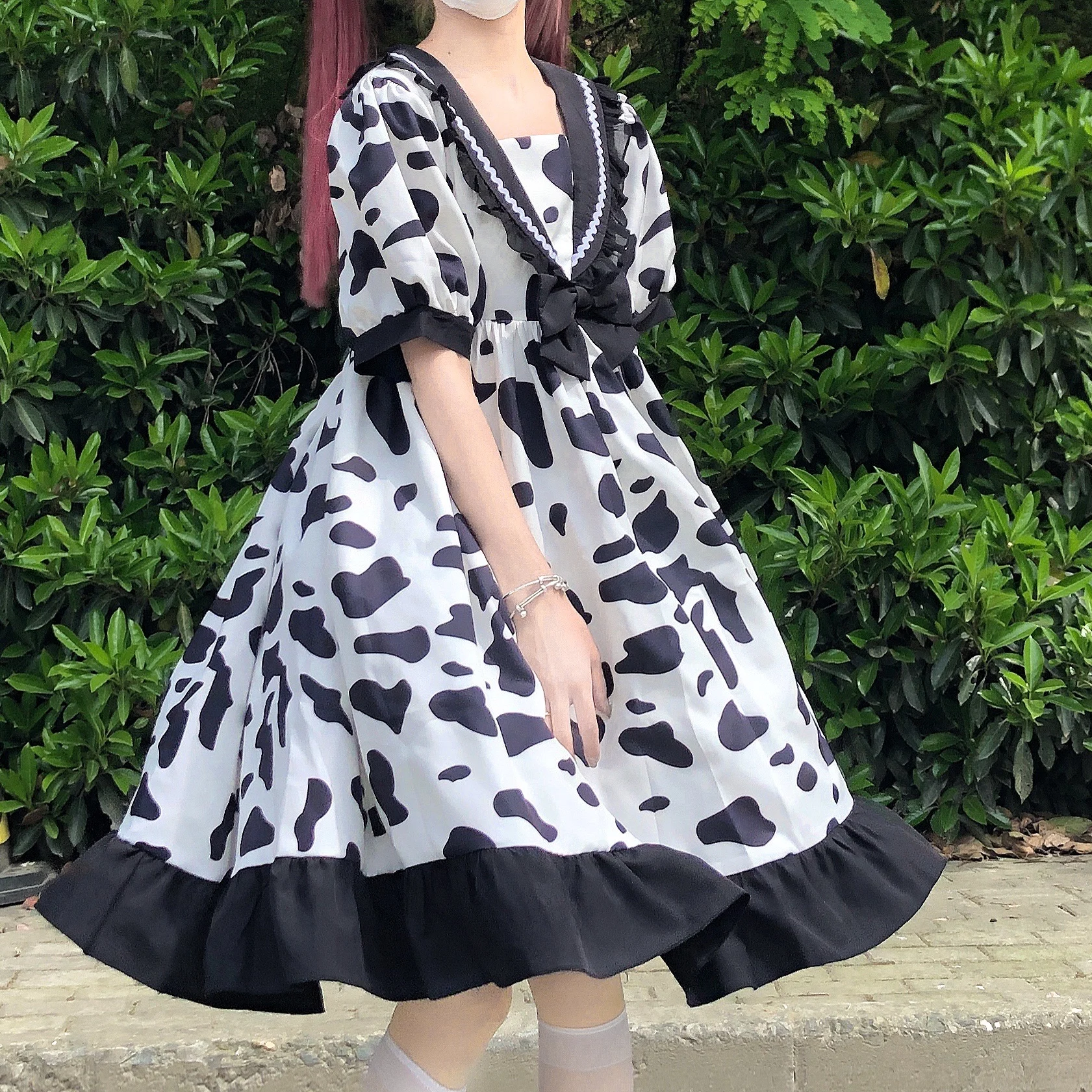 Lolita – robe à nœud de col de marin pour femme, vêtement d'été doux et léger, Style japonais, Original, kawaii