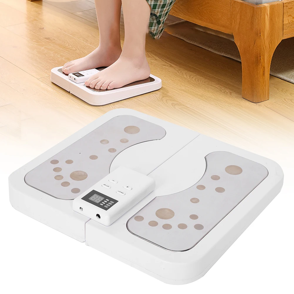 Foot Massager Acupuncture EMS Fatigue Body Muscle Pain Relieve Massager Digital Therapy US Plug 100-240V Health Herald  Machine