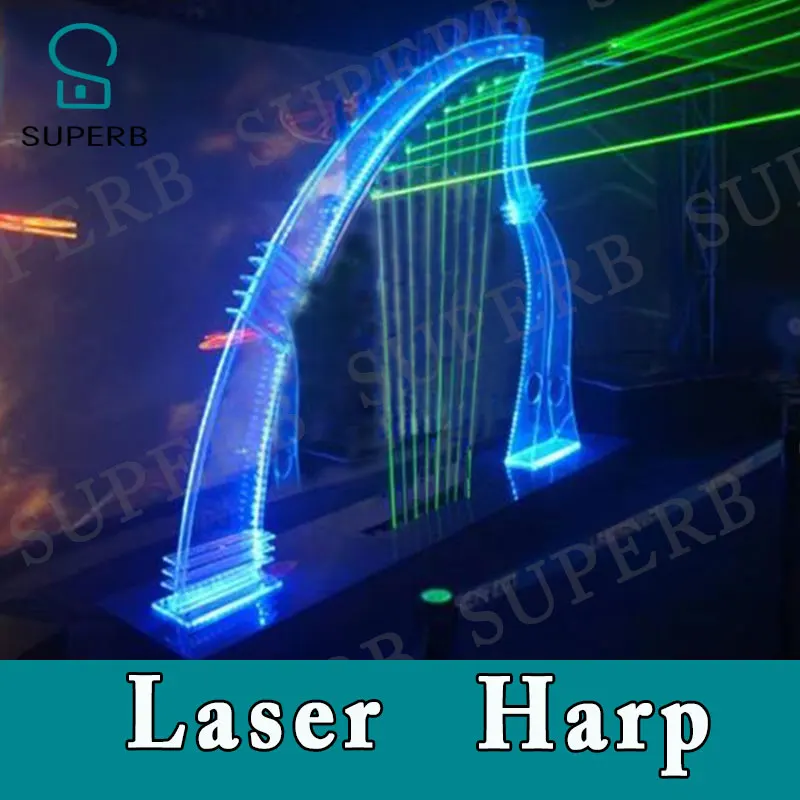 Takagism Game prop laser harp for room escape game puzzle clues device Play the right rhythm to unlock and get away chamber room