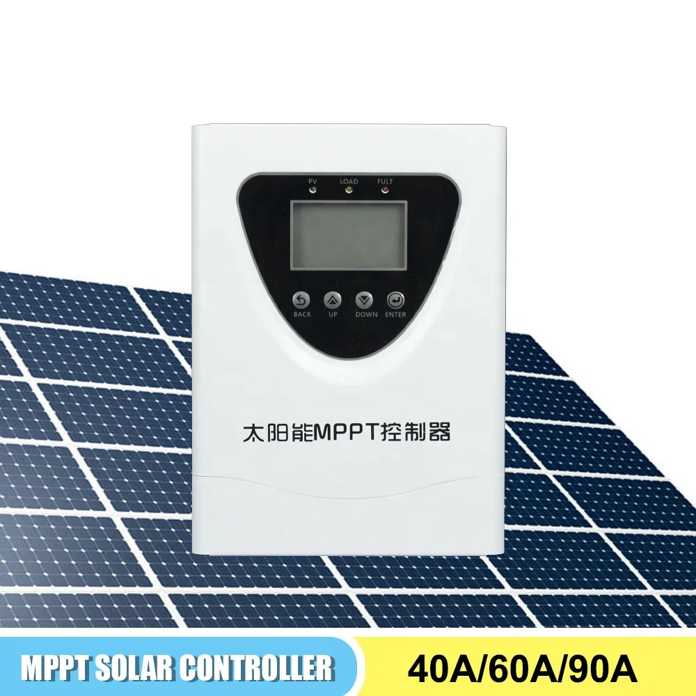 40A  Solar Panel  LCD Display  With 12V24V36V48V Auto   MPPT Charge Controller