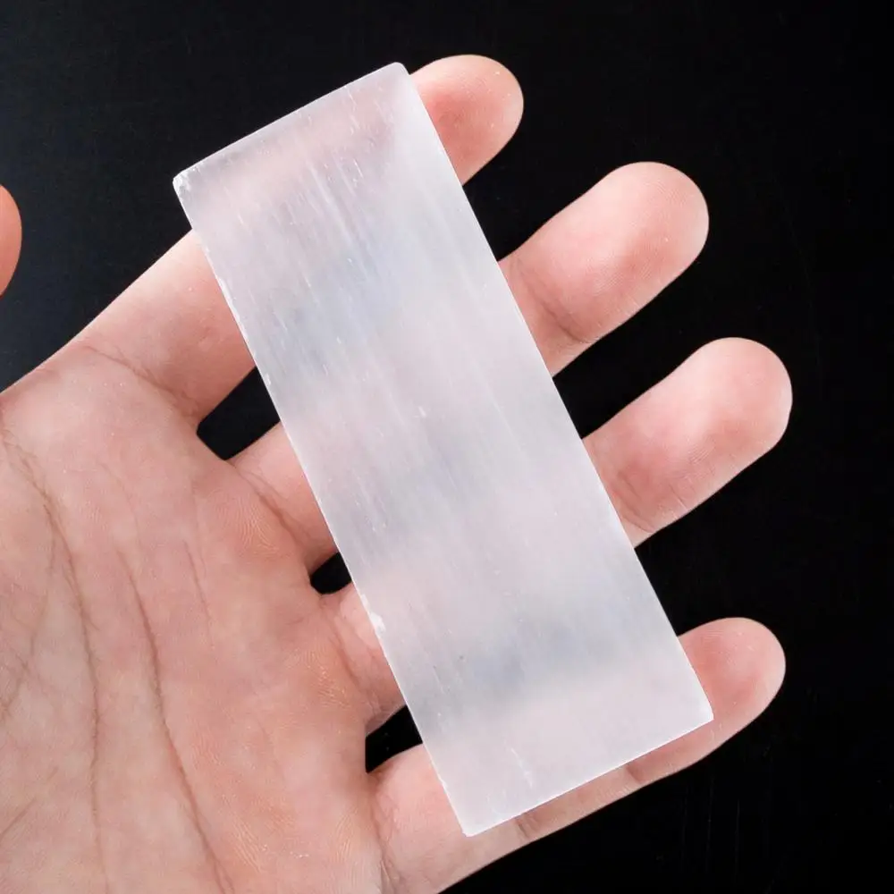 

3 шт. палочки селенита 10 см белый кварц гипсовые кристаллы натуральный чакра камни лечебные палочки