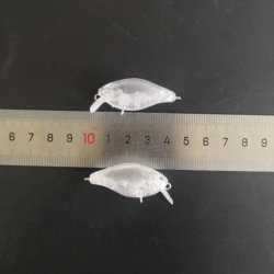 10pcs Unpainted fishing lure blank Crank bait 45MM 3.6G lure body 413