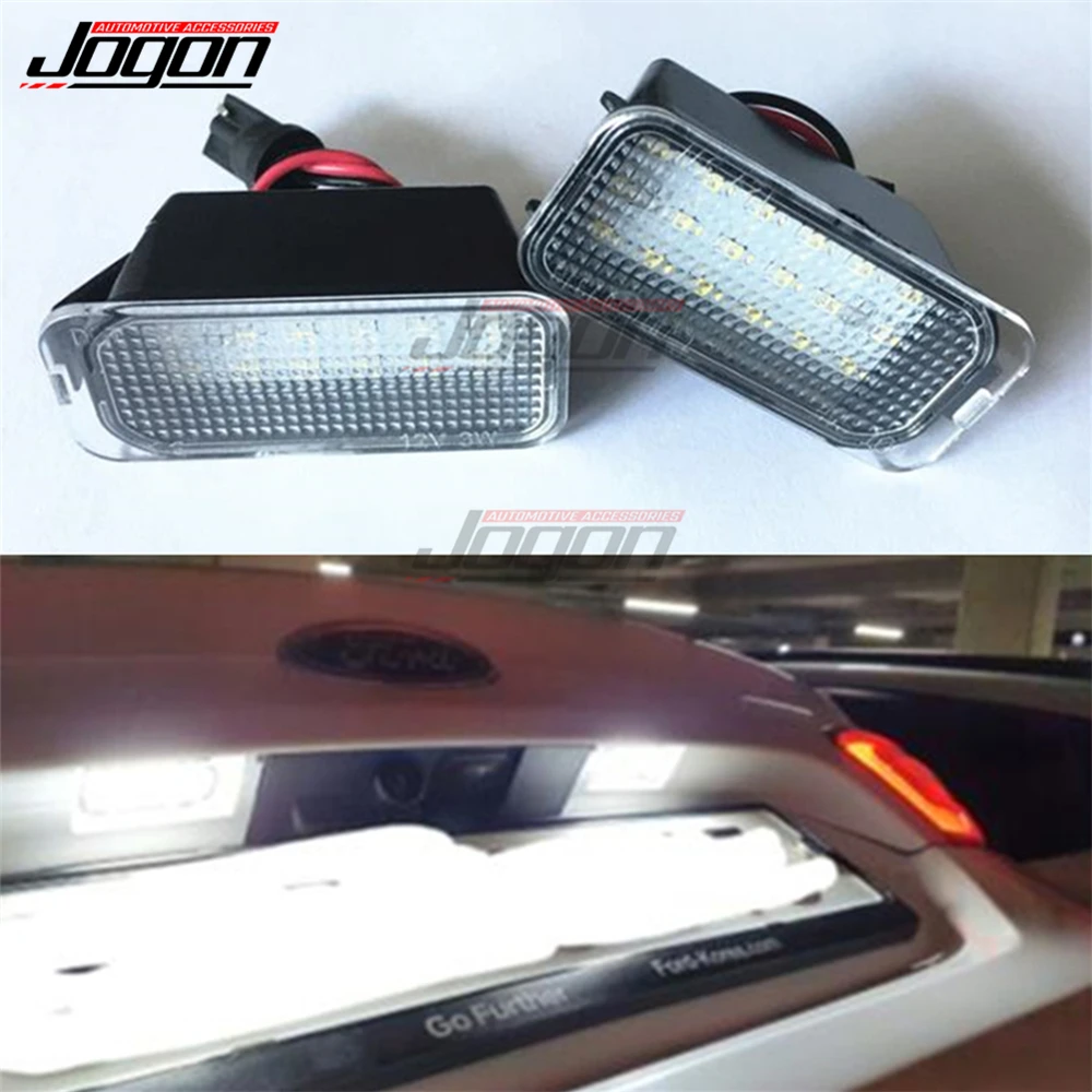 Car Rear Trunk LED Number License Plate Light Turn Signal Indicator For Jaguar XF X250 2007-2015 XJ X351 