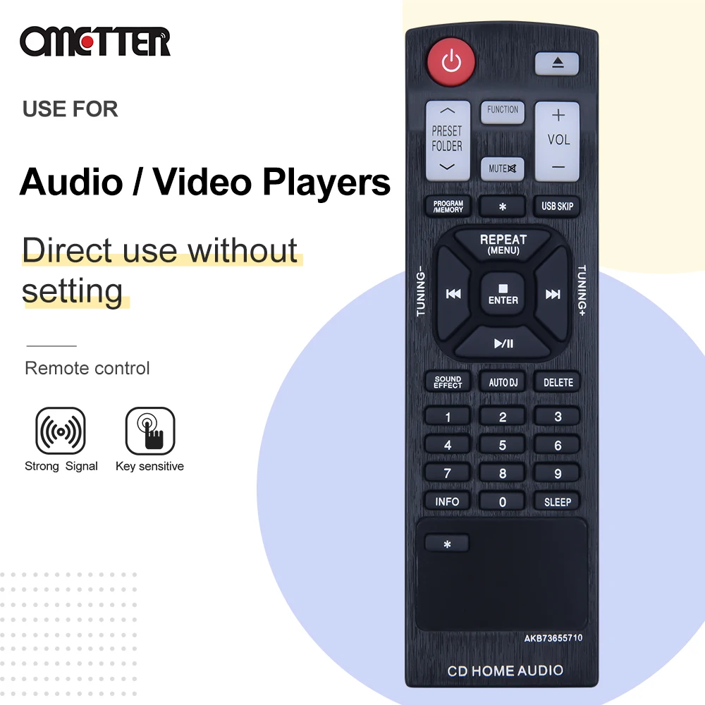 Adatto per telecomando audio AKB 73655710   AKB 73655702   CM4330 CM4430