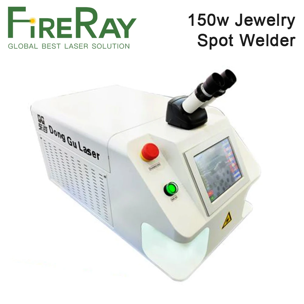 FireRay Desktop 150W YAG Jewelry Spot Welder Jewelry Laser Welding Machine for Silver Gold Rings Pendants Denture